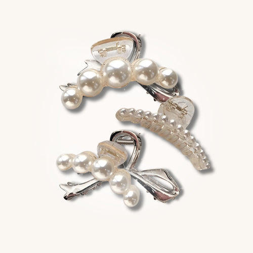 Simulated Pearl Hair Claws