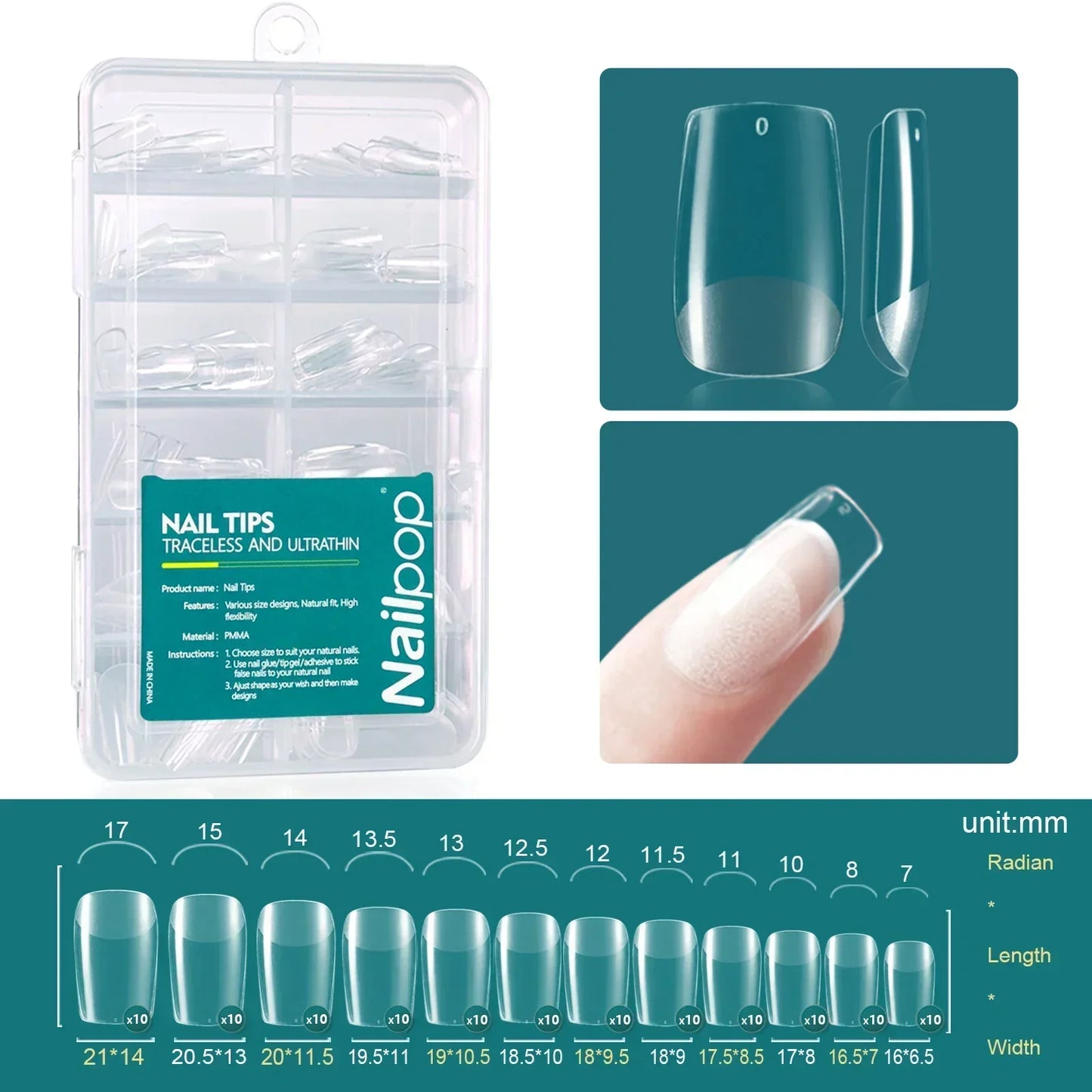 Gel X Charm – Nailpop Extension Tips