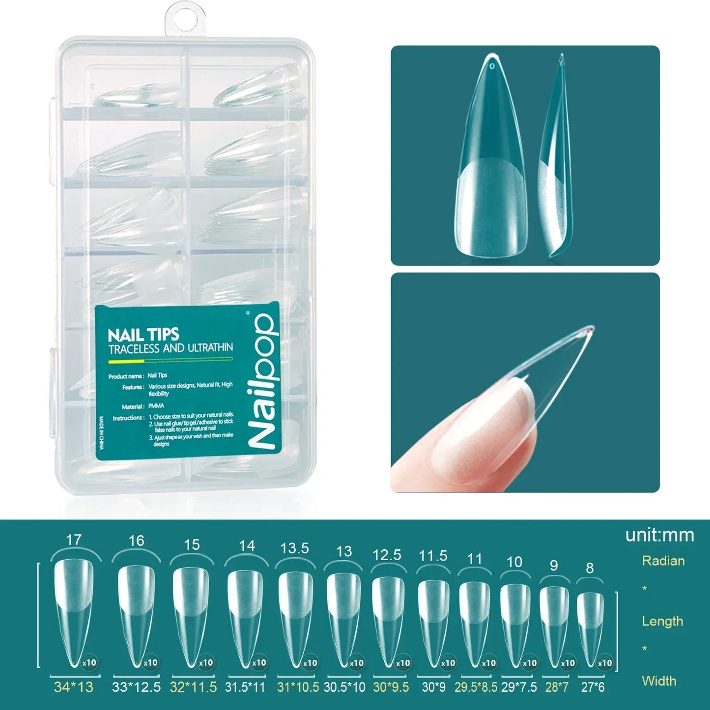Gel X Charm – Nailpop Extension Tips
