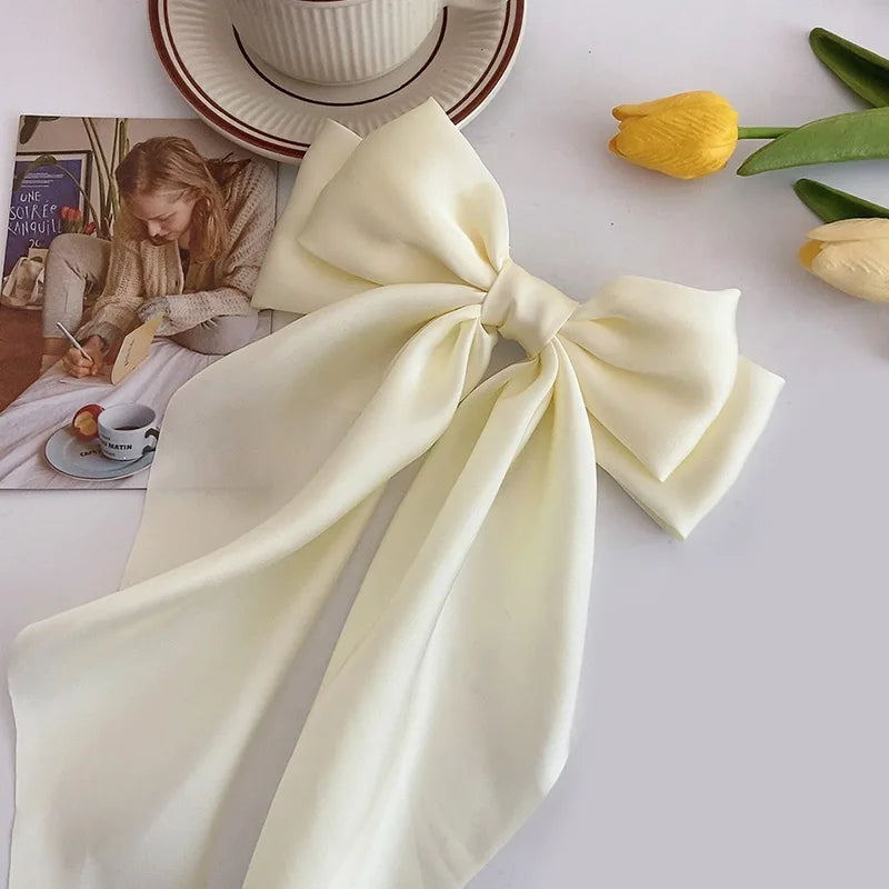 Château Bow – Luxe Ribbon Hair Clip