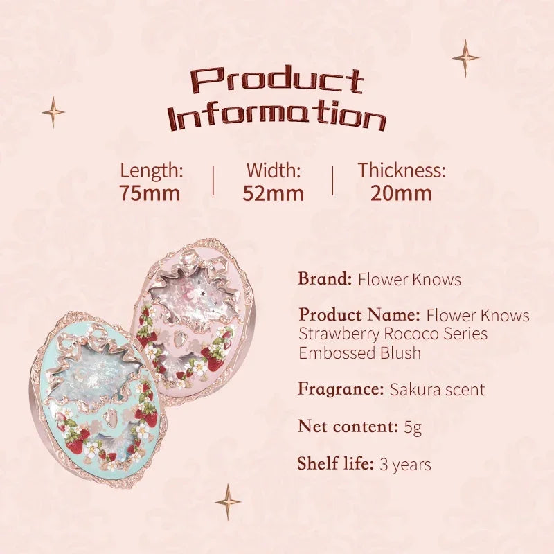 Strawberry Rococo – Vintage Charm Compact