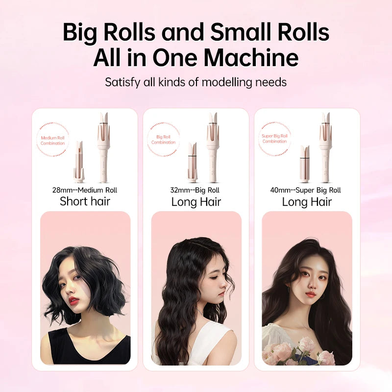 La Boucle Élégante – Auto-Rotating Curler