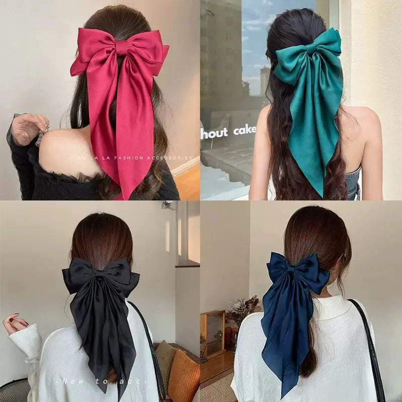 Château Bow – Luxe Ribbon Hair Clip