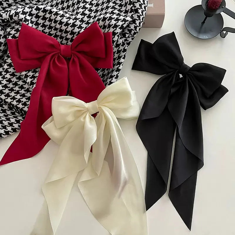 Château Bow – Luxe Ribbon Hair Clip