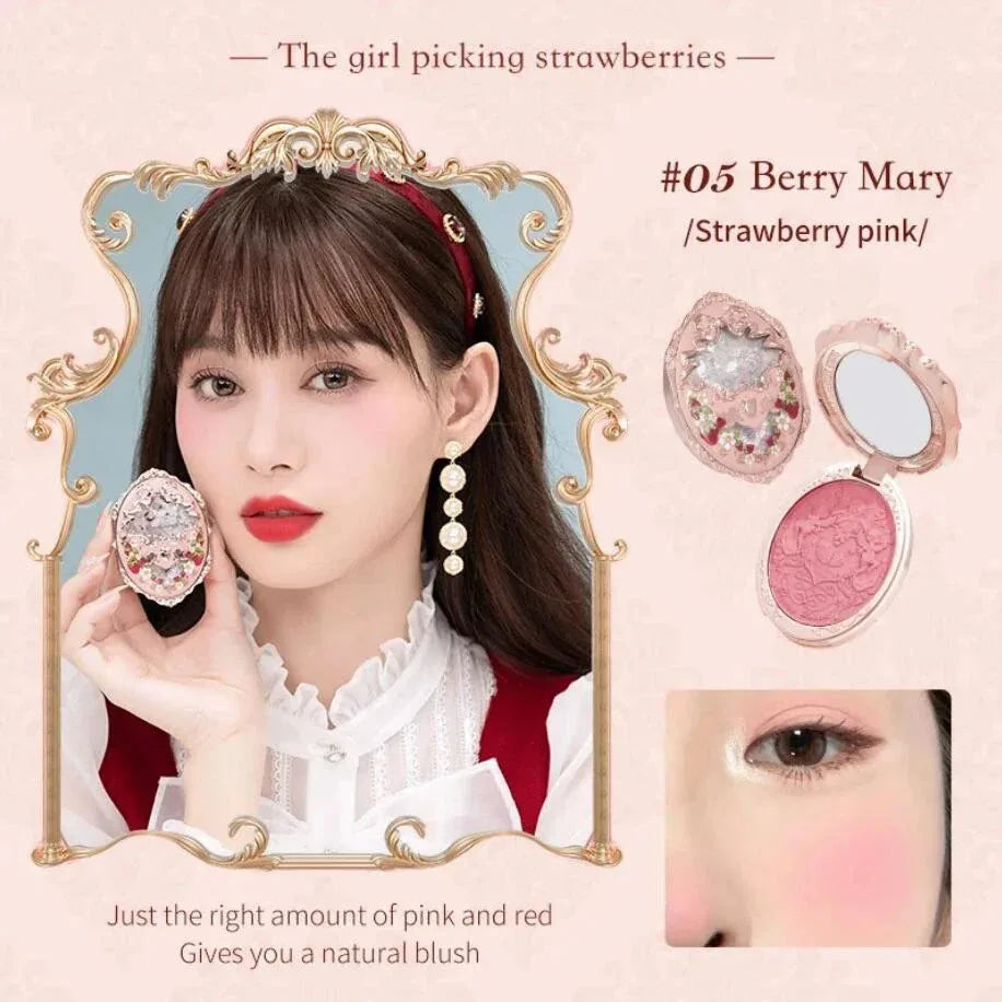 Strawberry Rococo – Vintage Charm Compact