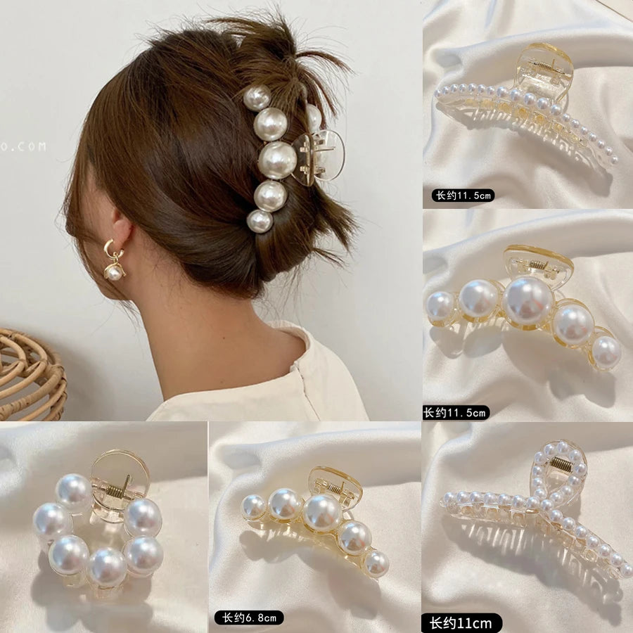 Simulated Pearl Hair Claws