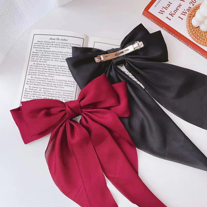 Château Bow – Luxe Ribbon Hair Clip