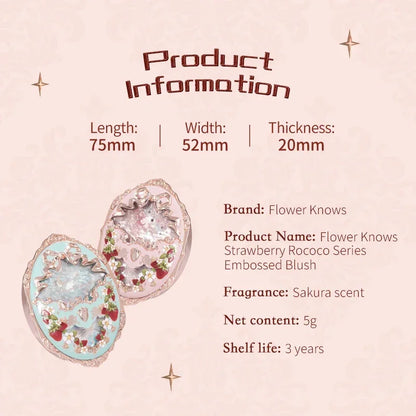 Strawberry Rococo – Vintage Charm Compact