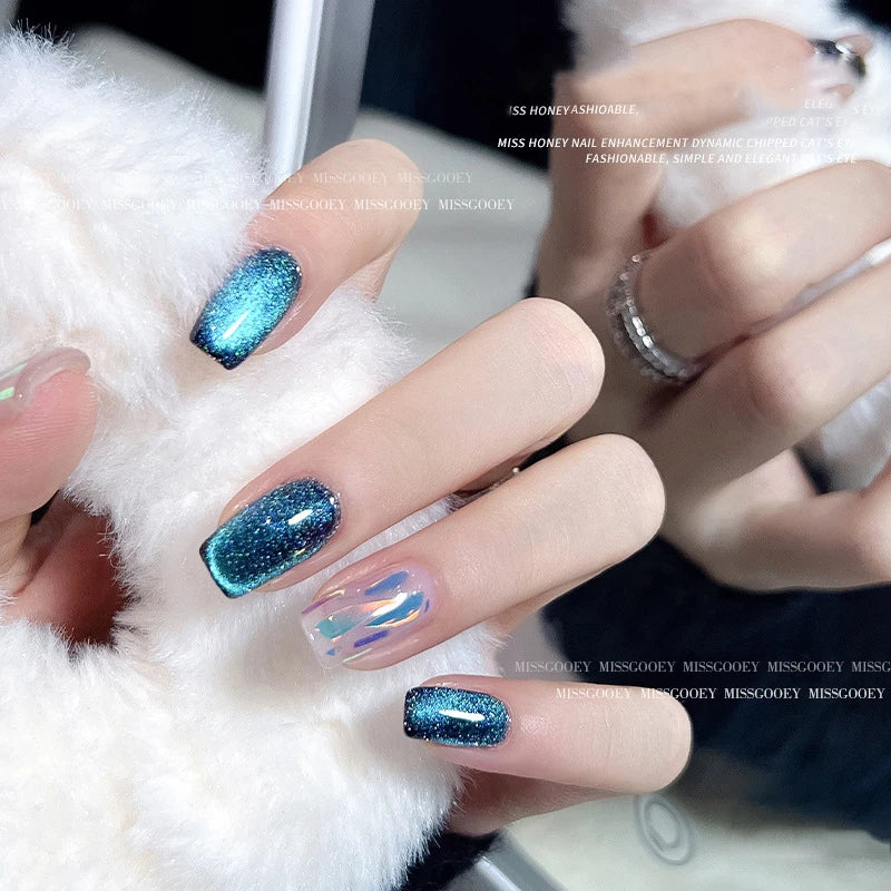 Cristal Bleu – Magnetic Cat Eye Gel