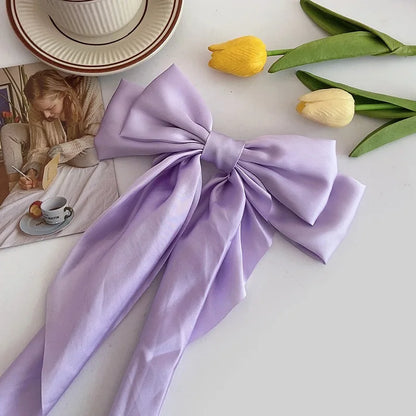Château Bow – Luxe Ribbon Hair Clip
